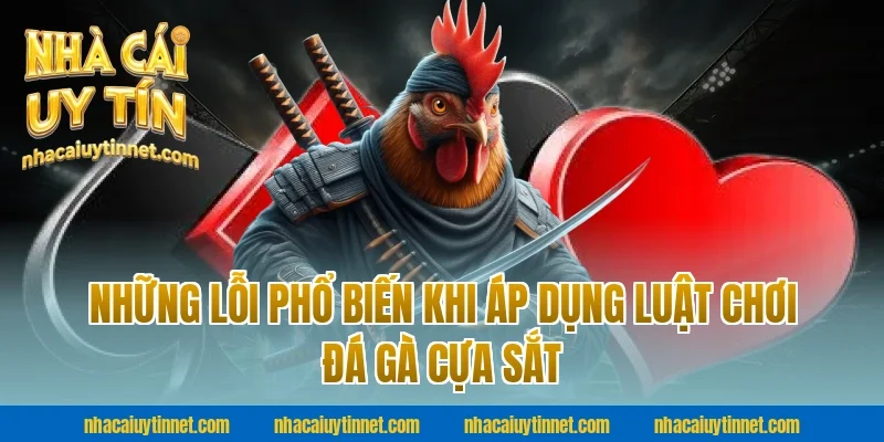 Những Lỗi Phổ Biến Khi Áp Dụng Luật Chơi Đá Gà Cựa Sắt